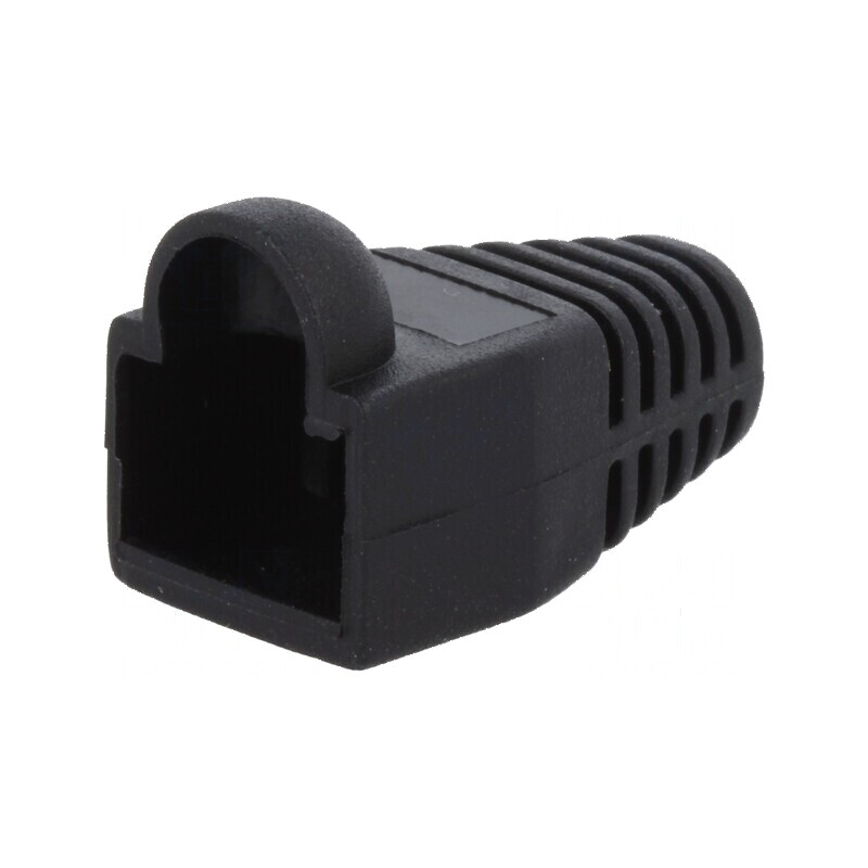 Protecție mufa RJ45 5,8mm neagră | Electronic-mag.ro | Componente Electronice