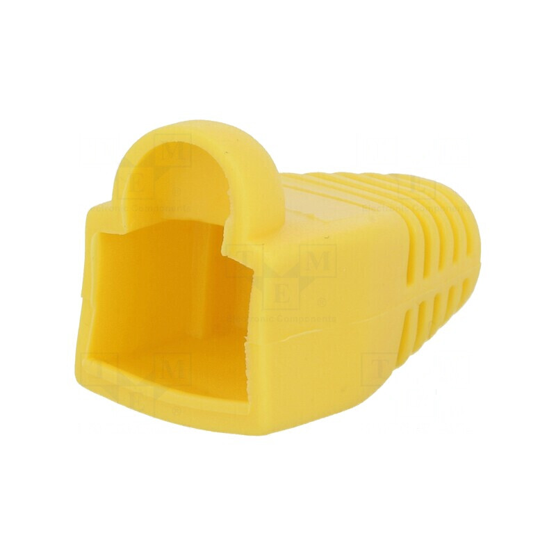 Protecție mufă RJ45 5,8mm galbenă | Electronic-mag.ro | Componente Electronice