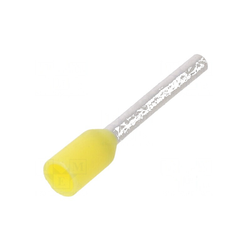 Vârf tub de capăt izolată 0,25mm² 8mm cositorit crimpat | Electronic-mag.ro | Componente Electronice