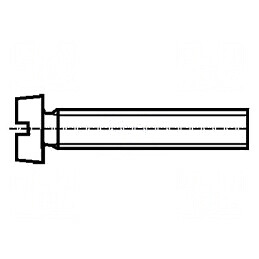 Şurub M4x25 cap rotund crestat oțel inoxidabil A2 | Electronic-mag.ro | Componente Electronice