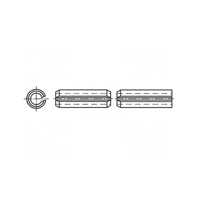 Știft cu arc din oțel inoxidabil BN 337 Ø 3mm L 4mm DIN 1481 | Electronic-mag.ro | Componente Electronice