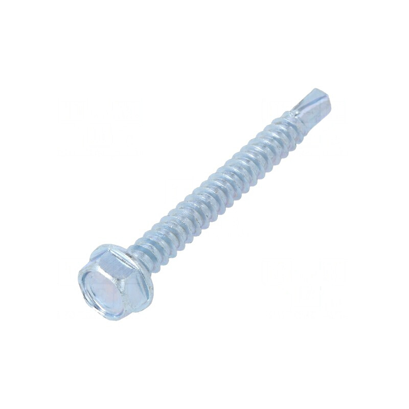 Şurub metalic cu flanşă 4,2x38mm, cap hexagonal 7mm, oţel călit | Electronic-mag.ro | Componente Electronice Şurub metalic cu flanşă 4,2x38mm, cap hexagonal 7mm, oţel călit | Electronic-mag.ro | Componente Electronice