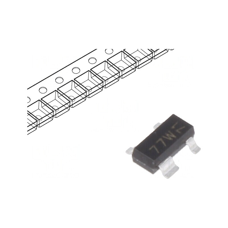 Diodă Schottky SMD 70V 70mA SOT143B | Electronic-mag.ro | Componente Electronice