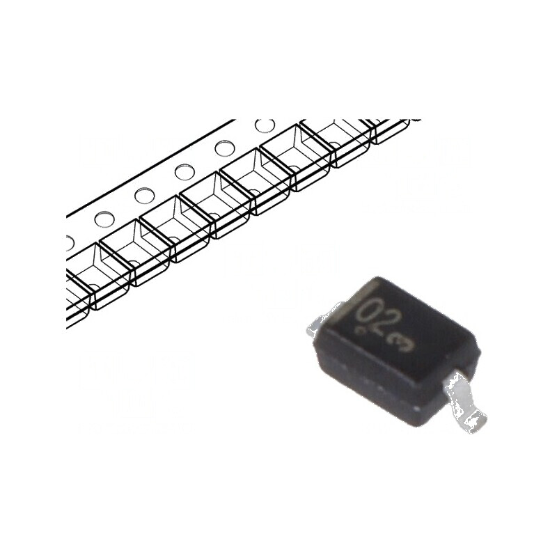 Diodă Schottky SMD 30V 0,2A SOD323 | Electronic-mag.ro | Componente Electronice