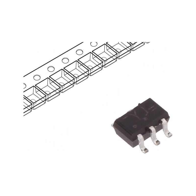 Demultiplexor/Multiplexor digital IC 2 canale CMOS TTL SMD SC88 | Electronic-mag.ro | Componente Electronice