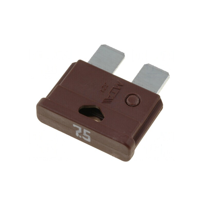 Siguranță auto 7,5A 32VDC UNIVAL 19mm | Electronic-mag.ro | Componente Electronice