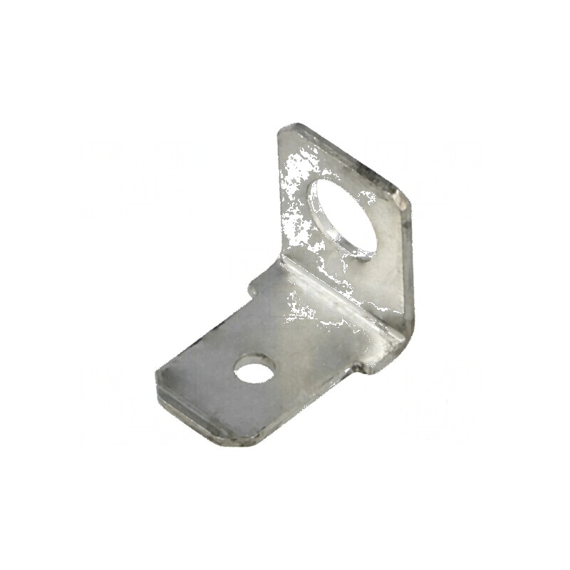 Terminal plat 6,3mm 0,8mm tată M4 neizolat alamă | Electronic-mag.ro | Componente Electronice