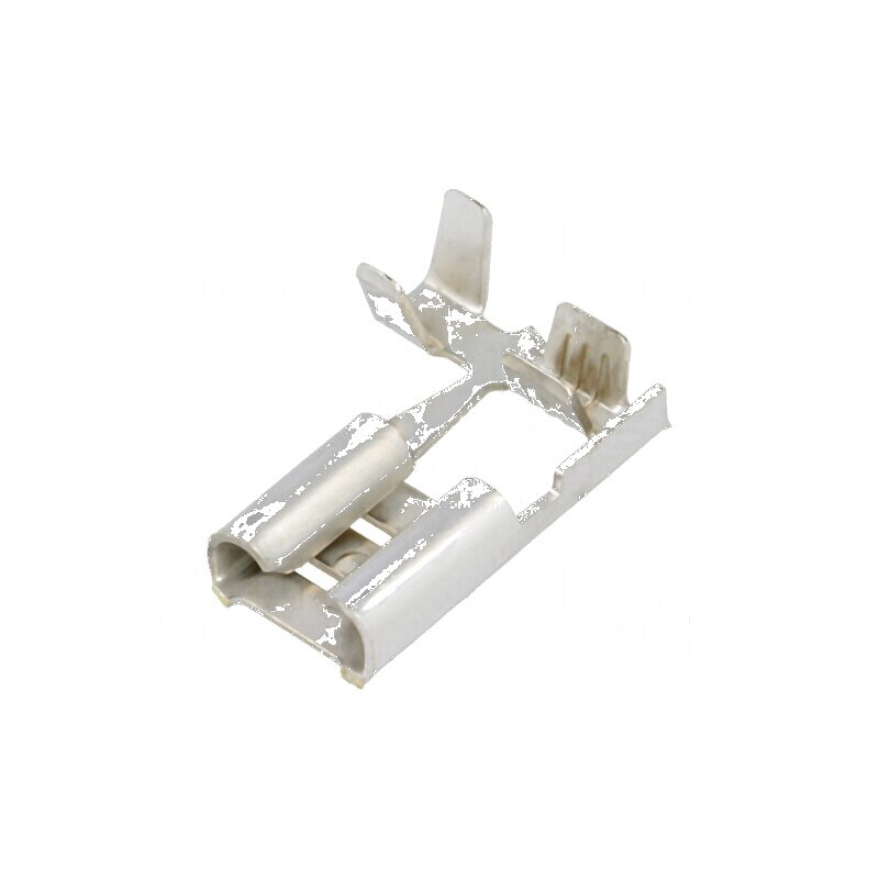 Terminal plat 6,3mm mamă 0,5÷1mm² crimpat pe cablu | Electronic-mag.ro | Componente Electronice