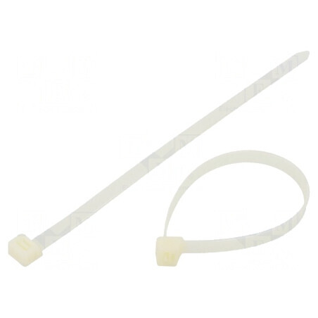 Colier de strângere poliamidă 200mm 7,6mm 550N natural | Electronic-mag.ro | Componente Electronice