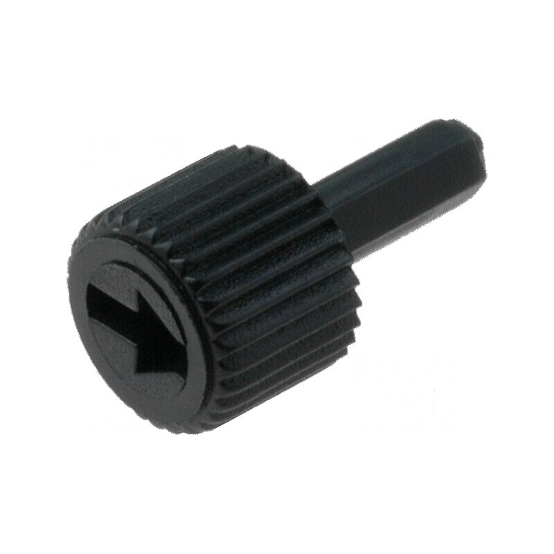 Buton rotativ negru 10,8mm pentru ax | Electronic-mag.ro | Componente Electronice
