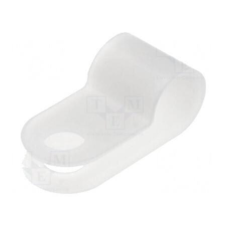 Clipsuri tip P pentru cabluri Øbuclă 5,6mm natural | Electronic-mag.ro | Componente Electronice