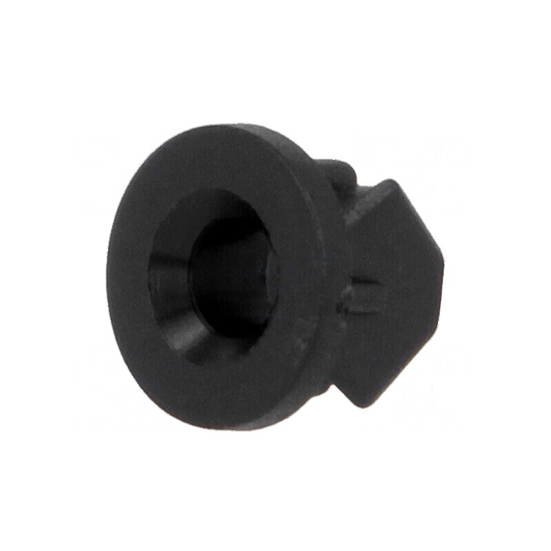 Montură LED 3mm monobloc neagră UL94V-2, dimensiune 6,5mm | Electronic-mag.ro | Componente Electronice