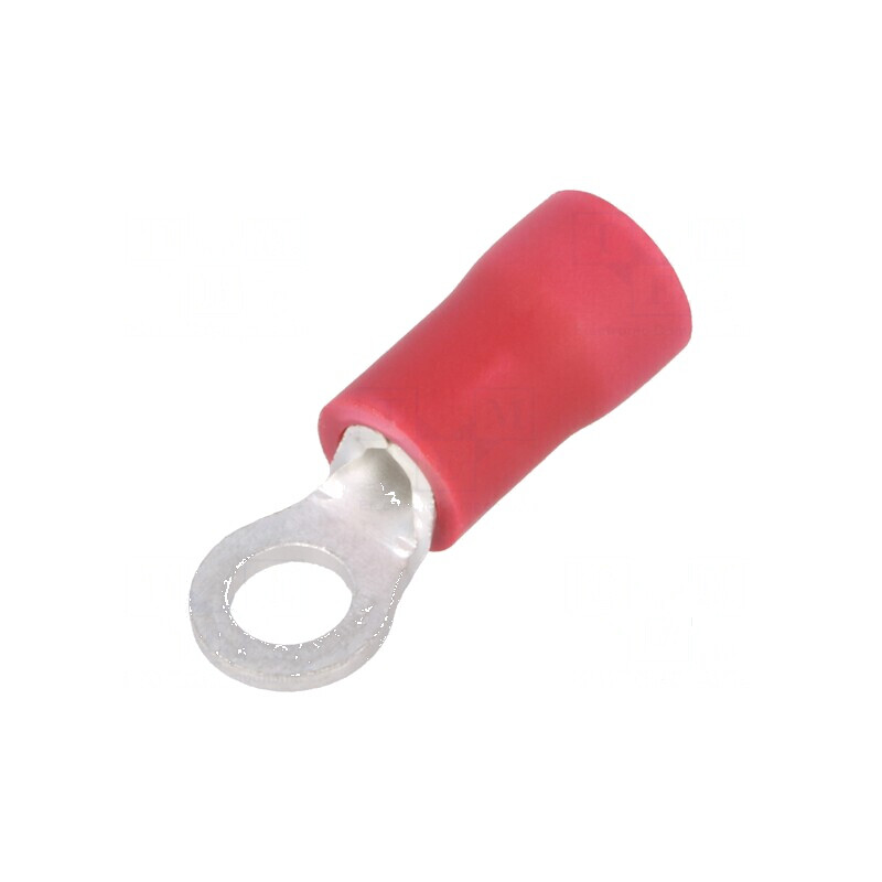 Vârf inelar M3 1,65mm² crimpat pe cablu izolat cositorit | Electronic-mag.ro | Componente Electronice