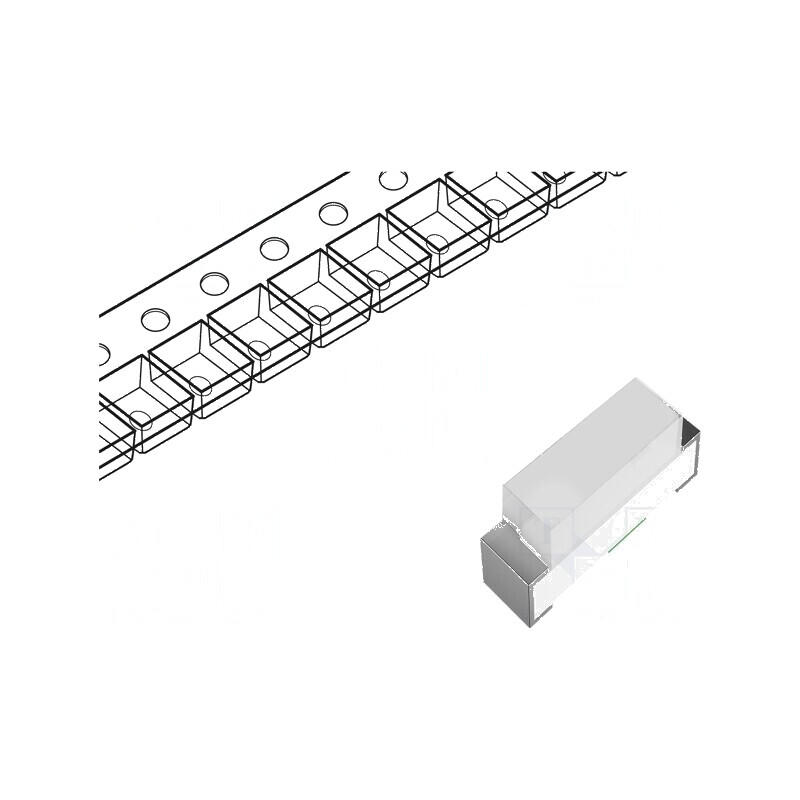 Emițător IR 0603 940nm 100mW 140° transparent | Electronic-mag.ro | Componente Electronice