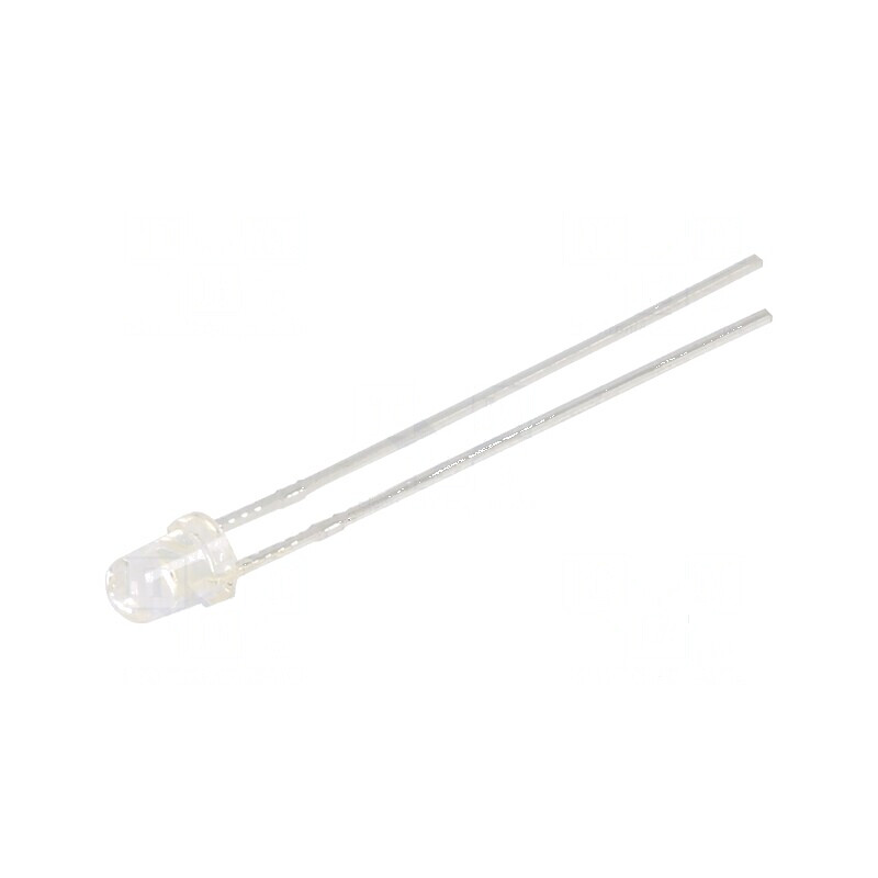 LED 3mm roșie 460-780mcd 30° convex | Electronic-mag.ro | Componente Electronice