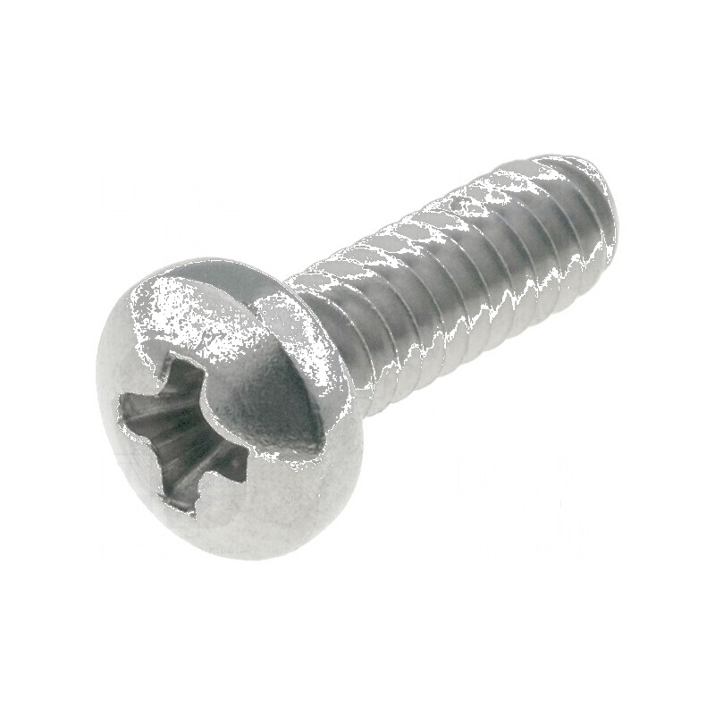 Şurub UNC 4-40 x 9,5 mm cu cap rotund Phillips PH1 | Electronic-mag.ro | Componente Electronice