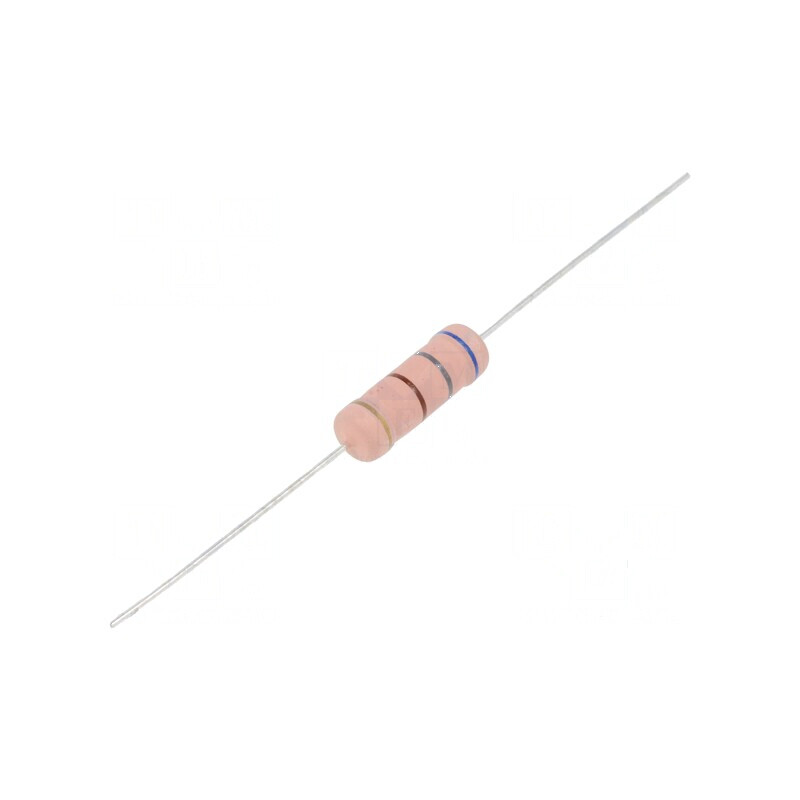 Rezistor metal oxide THT 680Ω 5W ±5% Ø6x17mm axial | Electronic-mag.ro | Componente Electronice