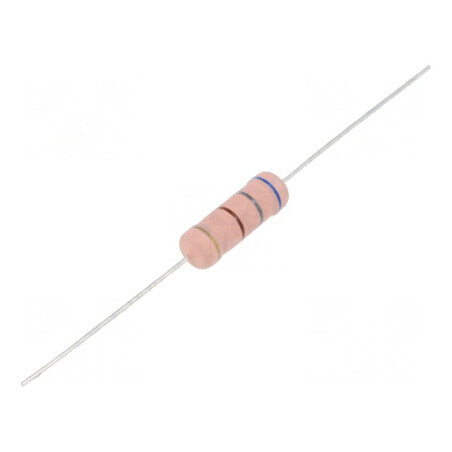 Rezistor metal oxide THT 680Ω 5W ±5% Ø6x17mm axial | Electronic-mag.ro | Componente Electronice