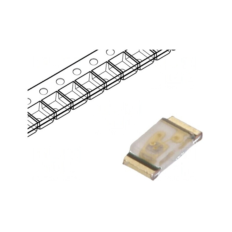 LED SMD 0603 Verde 112-450mcd 1,6x0,8x0,35mm 130° 2,8-3,6V | Electronic-mag.ro | Componente Electronice