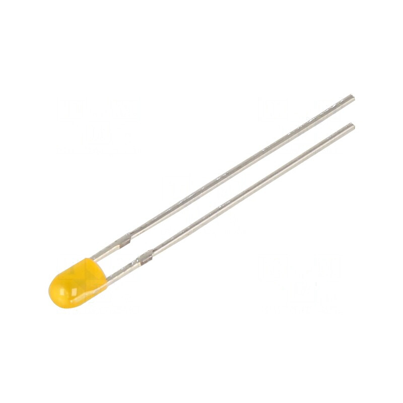 LED 3mm portocalie 120-150mcd 120° convex | Electronic-mag.ro | Componente Electronice