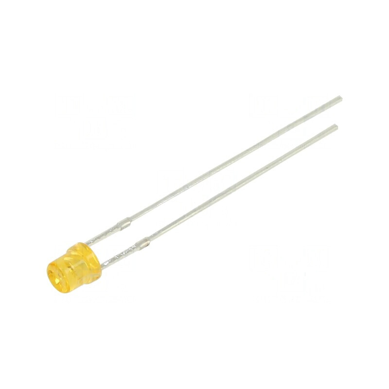LED 3mm portocalie 220-330mcd 80° concav 78mW | Electronic-mag.ro | Componente Electronice