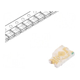 LED SMD 0603 albastru 70-200mcd 1,6x0,8x0,7mm 140° 20mA | Electronic-mag.ro | Componente Electronice
