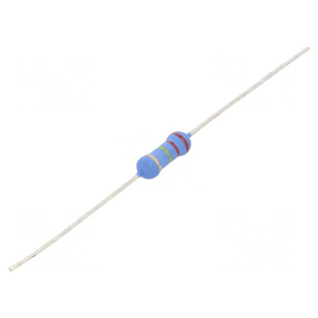 Rezistor metal oxide 220kΩ 1W ±5% Ø3,5x10mm -55÷155°C | Electronic-mag.ro | Componente Electronice