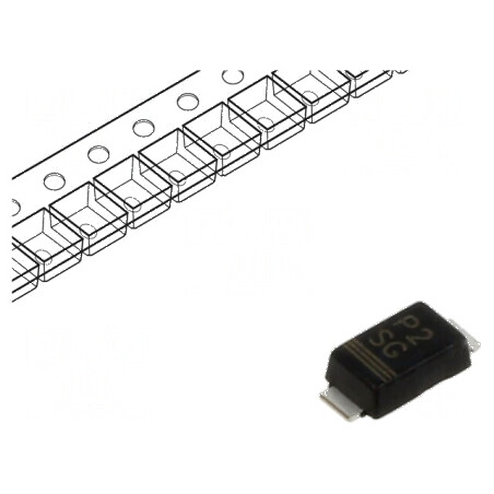 Diodă redresoare SMD 400V 1,5A 1,8us DO219AB, SMF Ufmax 1,1V | Electronic-mag.ro | Componente Electronice