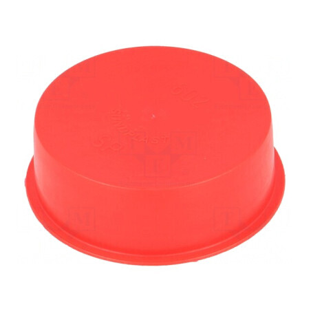 Obturator Corp roşu 62,5mm x 20mm LDPE SafeCAP | Electronic-mag.ro | Componente Electronice