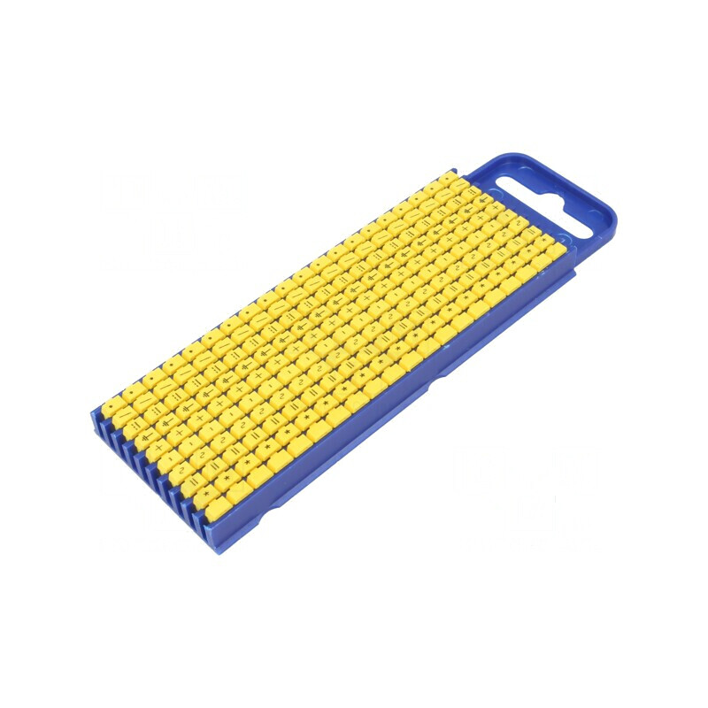 Markere Marcaj Poliamidă Galbenă 2,8-3,8mm -40÷85°C | Electronic-mag.ro | Componente Electronice
