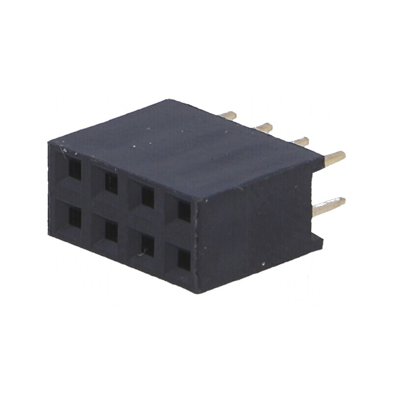 Conector șiruri pini soclu mamă 8 pini 2,54mm THT 2x4 | Electronic-mag.ro | Componente Electronice Conector șiruri pini soclu mamă 8 pini 2,54mm THT 2x4 | Electronic-mag.ro | Componente Electronice