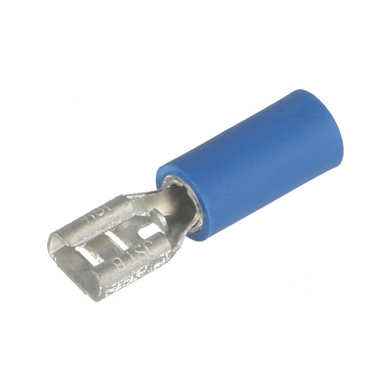Terminal plat 4,8mm mamă 1÷2,5mm² crimpat pe cablu | Electronic-mag.ro | Componente Electronice