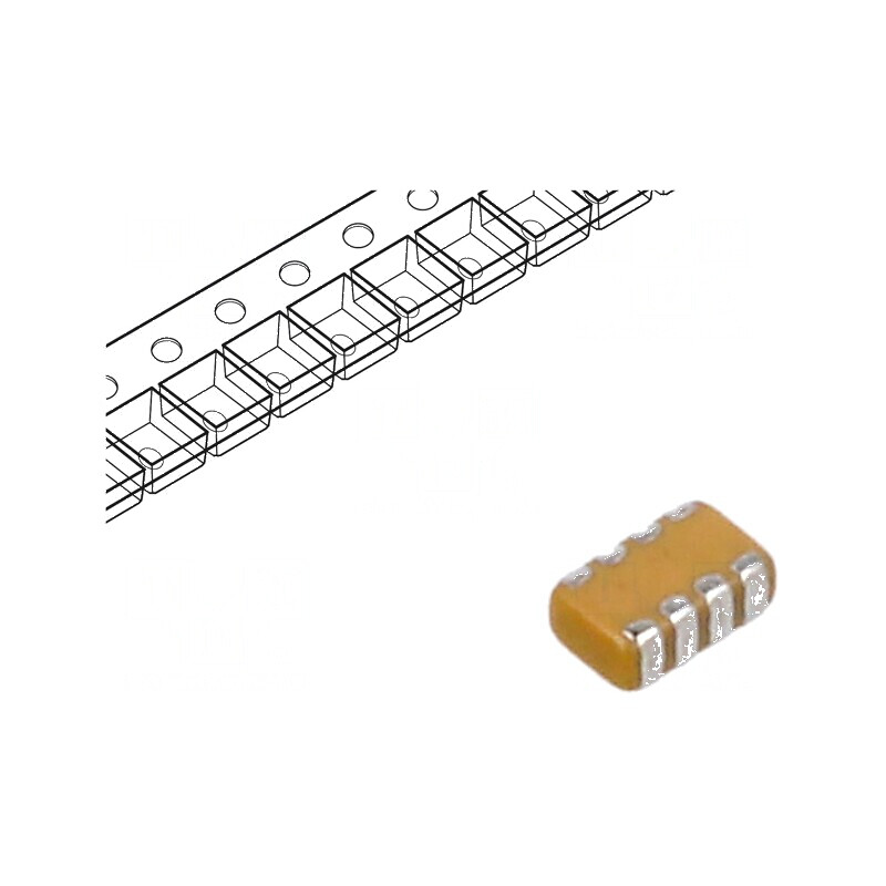 Condensator ceramic MLCC 100nF 16V X7R ±20% SMD 0508 | Electronic-mag.ro | Componente Electronice
