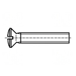 Şurub M3,5x10mm îngropat crestat oţel zincat | Electronic-mag.ro | Componente Electronice