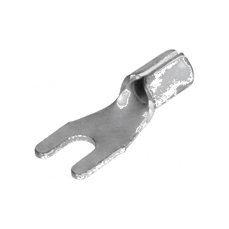 Vârf furcă M2,5 neizolat cupru pentru cablu 0,25-1,5mm2 | Electronic-mag.ro | Componente Electronice