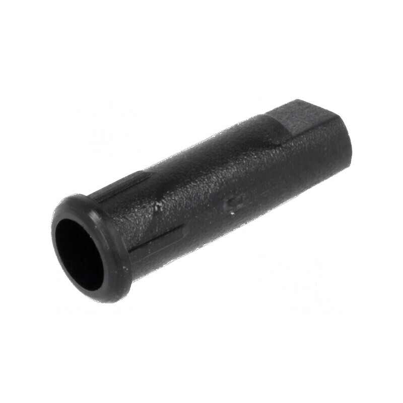 Montură LED 3mm monobloc neagră UL94V-2, 13,2mm | Electronic-mag.ro | Componente Electronice