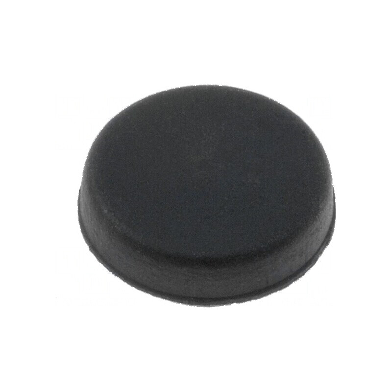 Picioruş autoadeziv negru din gumă 10,8mm x 10,2mm x 3mm | Electronic-mag.ro | Componente Electronice