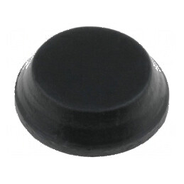 Picioruş autoadeziv negru 12mm x 9,5mm x 4mm | Electronic-mag.ro | Componente Electronice