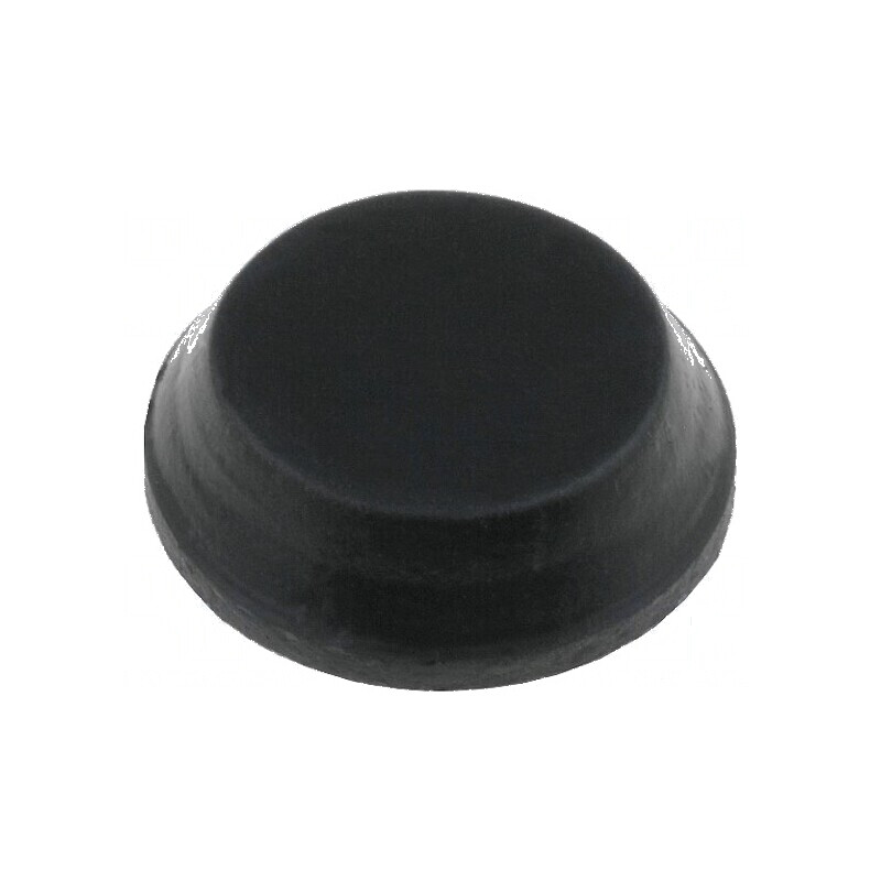 Picioruş autoadeziv negru 12mm x 9,5mm x 4mm | Electronic-mag.ro | Componente Electronice