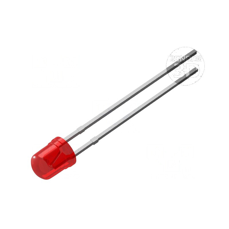 LED roșie 3,1mm 65-240mcd 45° convex 2-2,4V | Electronic-mag.ro | Componente Electronice