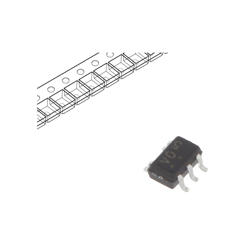 IC digital NAND CMOS SMD SC88A 1 Canal 2 Intrări 2-5.5VDC -55-125°C | Electronic-mag.ro | Componente Electronice