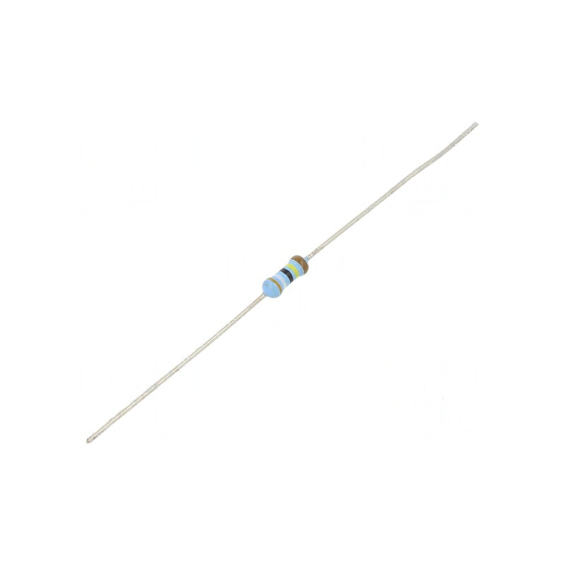 Rezistor thin film THT 3,9MΩ 600mW ±1% Ø2,5x6,5mm 50ppm/°C | Electronic-mag.ro | Componente Electronice