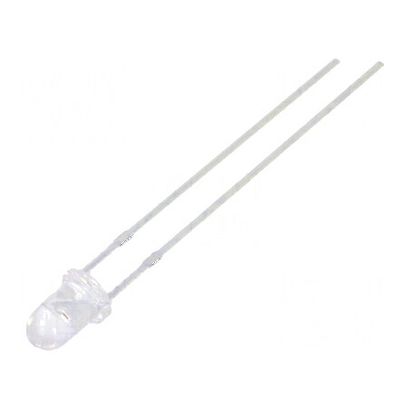 LED 3mm roșie 3800-7000mcd 30° convex | Electronic-mag.ro | Componente Electronice