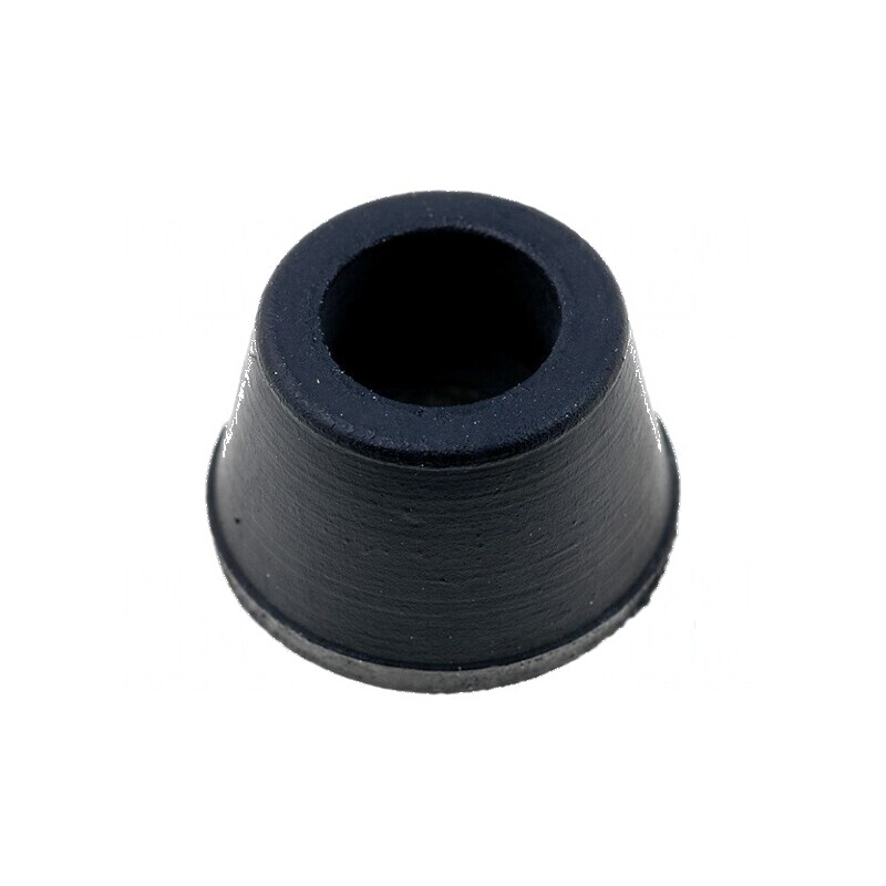 Picioruş negru din gumă 11,5mm x 8,7mm x 5,6mm x 7,4mm | Electronic-mag.ro | Componente Electronice