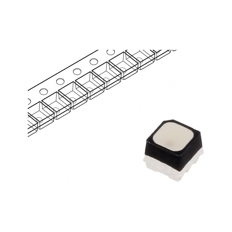 LED SMD RGB 2.8x2.7mm 110° 1.8-3.4V | Electronic-mag.ro | Componente Electronice
