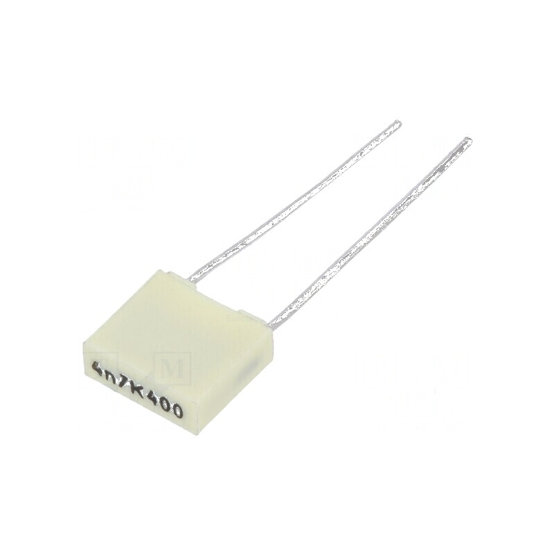 Condensator poliester 4,7nF 200VAC 400VDC 5mm ±10% THT | Electronic-mag.ro | Componente Electronice