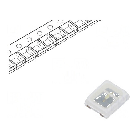 LED SMD 2835 Verde 16-24lm 2,8x3,5mm 120° 2,9-3,5V | Electronic-mag.ro | Componente Electronice