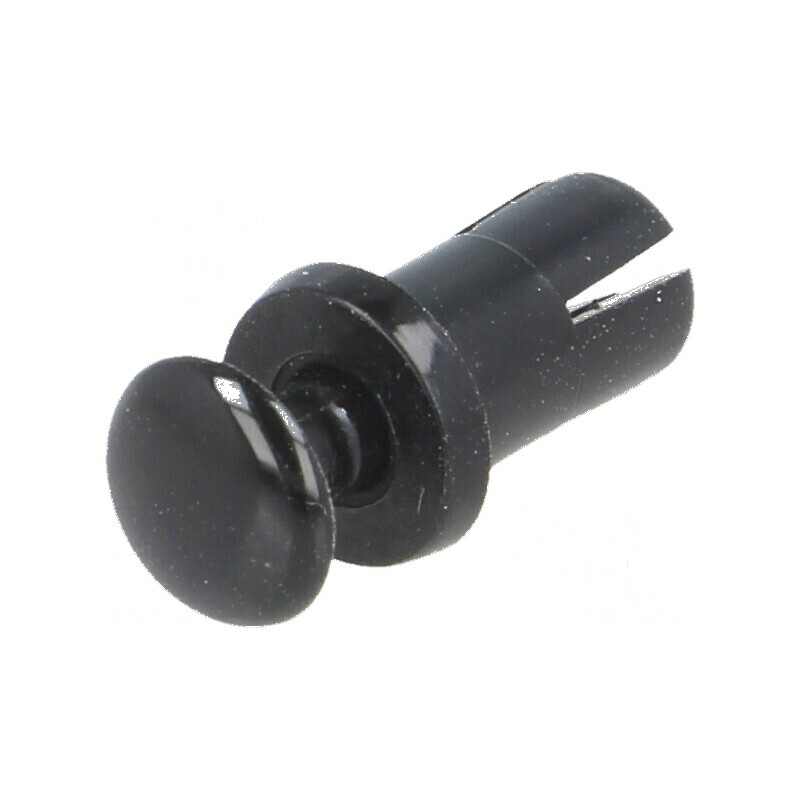 Diblu Ø4,4mm neagră poliamidă 66 pentru fixare clichet | Electronic-mag.ro | Componente Electronice