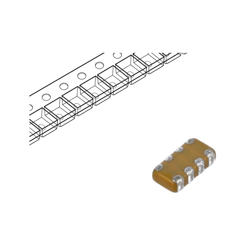 Condensator ceramic MLCC 10nF 100V X7R ±10% SMD 0612 | Electronic-mag.ro | Componente Electronice