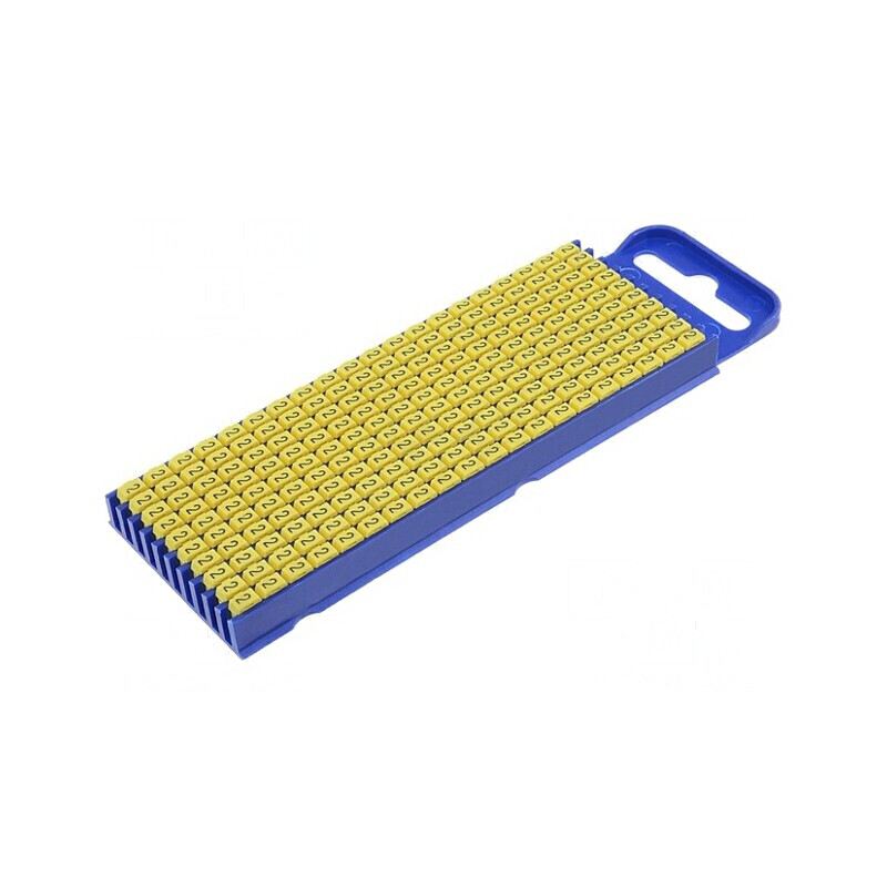 Markere Marcaj Poliamidă Galbenă 2-3,8mm -40÷85°C WIC | Electronic-mag.ro | Componente Electronice